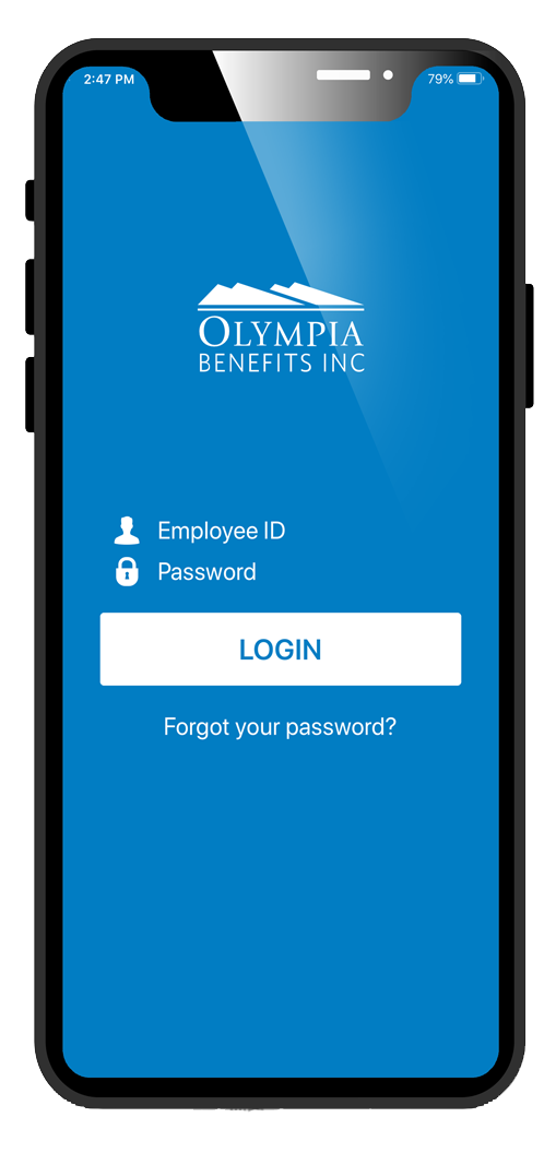 The Olympia claim app